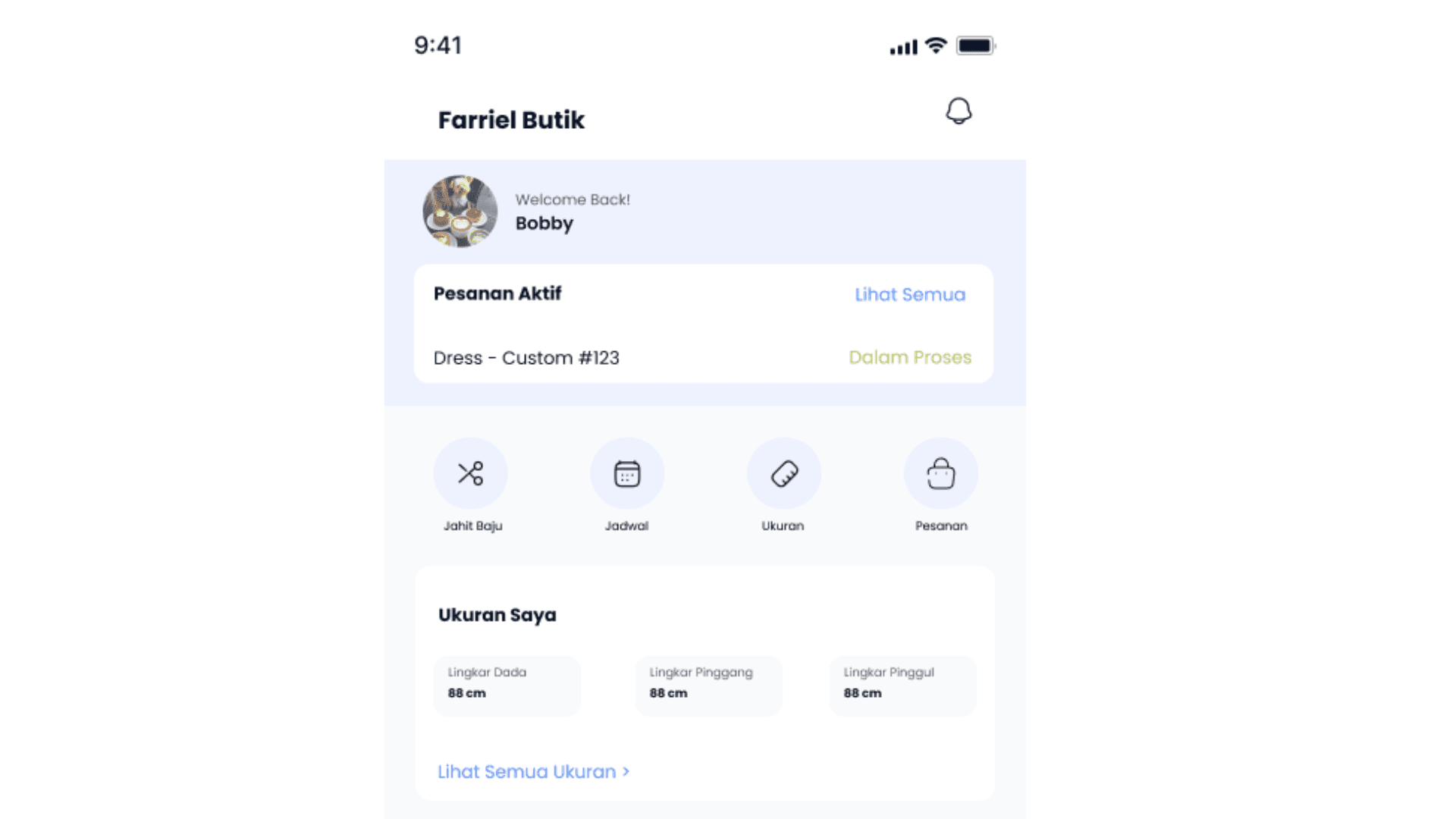 Dressmaker-App (on progress)